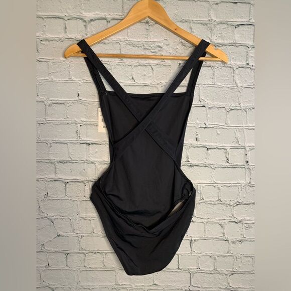 All Sisters black cross cross swimsuit. Large - Picture 2 of 3